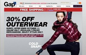 新ロゴ発表1週間で撤回　Gap、ネット世論に敗北