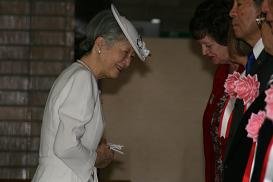 日本赤十字社の行事に出席された美智子皇后陛下（2008年撮影）。