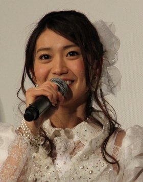 将来の目標は「女優」という大島優子さん（13年1月撮影）