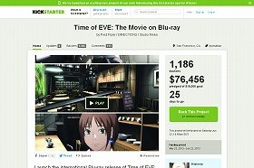 アニメ「イヴの時間」英語版発売プロジェクト　全世界から支援、4日で7万ドル以上集める