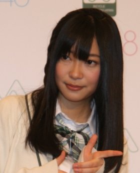 AKBセンターになった指原莉乃さん（11年2月撮影）