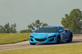 2013年8月に米国で試走されたホンダの新型「NSX」（ホンダ提供）