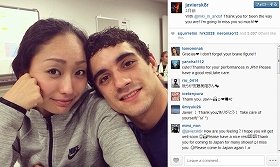 フェルナンデス選手のインスタグラムにも…