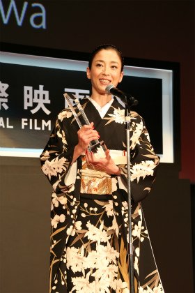 最優秀女優賞を受賞した宮沢りえさん（C）2014 TIFF
