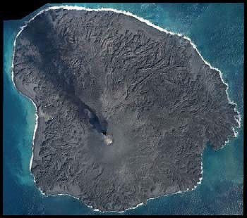 西之島さらに成長、標高137メートルに