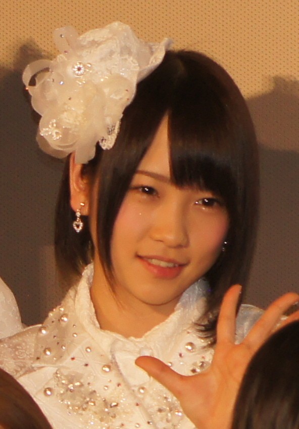 AKB48からの「卒業」を発表したAKB48の川栄李奈さん（2013年2月撮影）