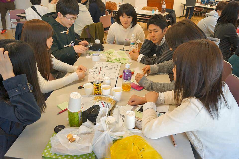 「Action is a message project」の交流会（写真提供：田畑祐梨さん）