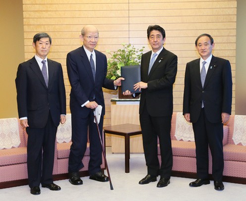 有識者懇の報告書は韓国の対日姿勢に厳しい評価を下している（写真は首相官邸ウェブサイトから）