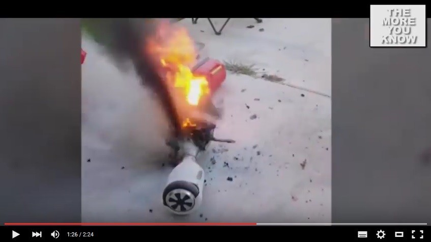 小型モビリティ「ホバーボード」世界中で「発火」騒動　バッテリーが原因？日本では大丈夫か