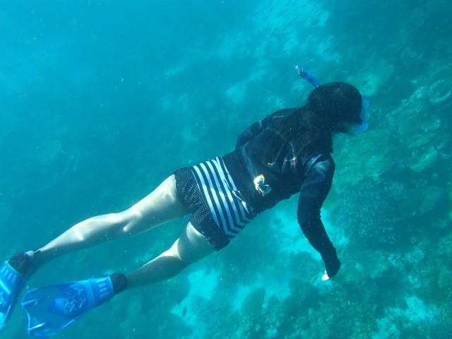 海の中を潜るには独特の呼吸法が必要（写真はイメージです）