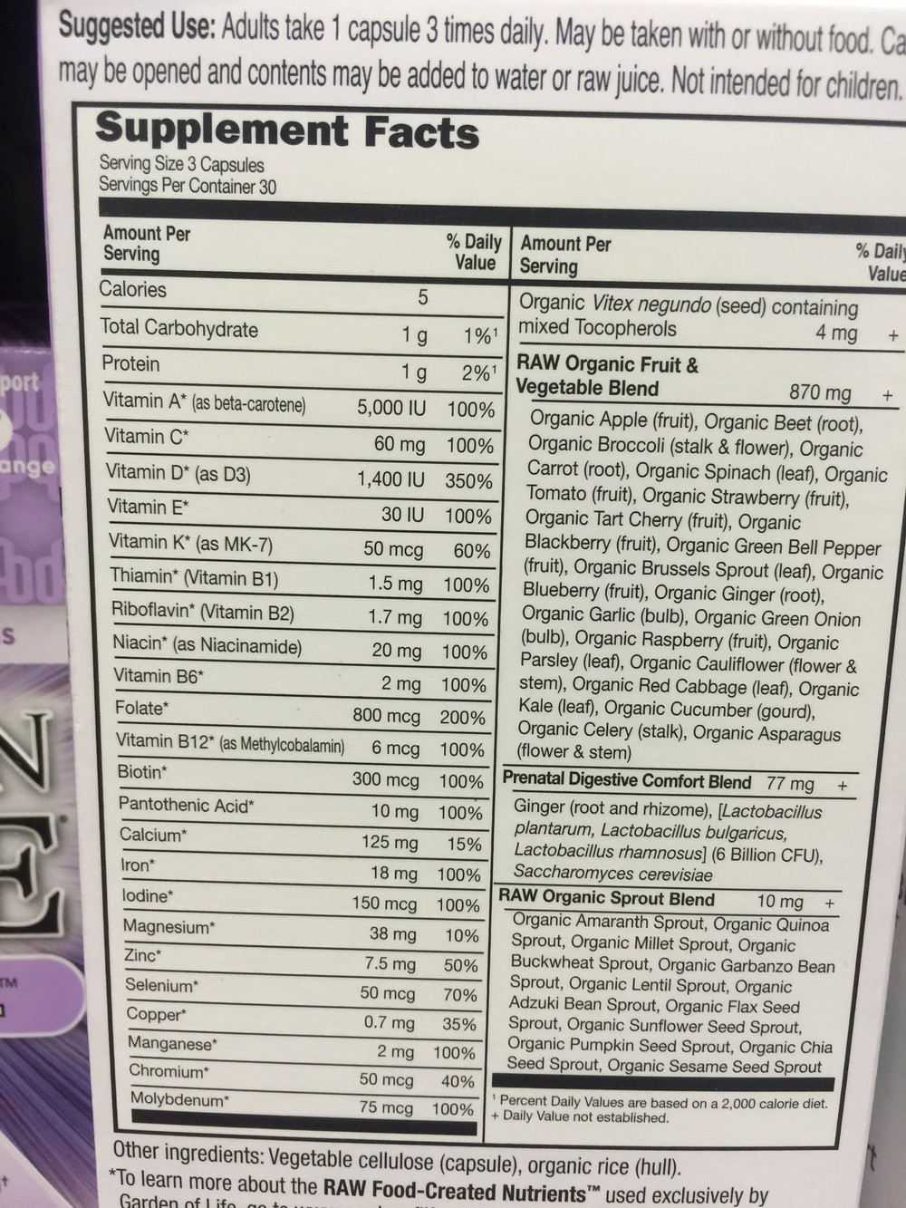 ビタミンDは1000IU以上入っています