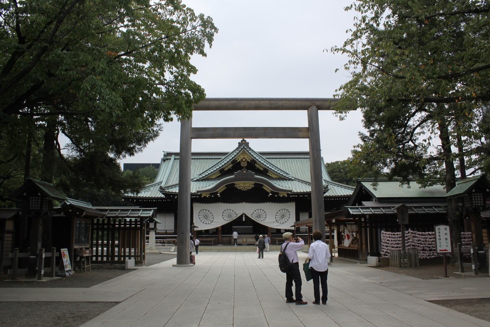 稲田氏は例年、8月15日に靖国神社を参拝していた（2013年9月撮影）