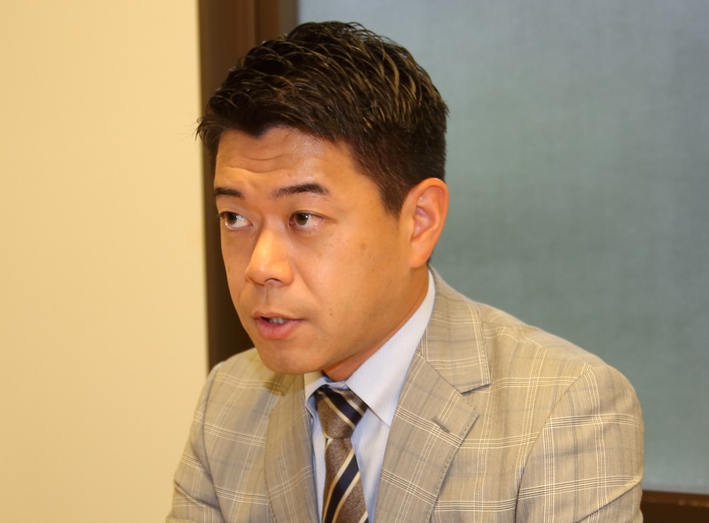 長谷川豊さん（2016年9月24日撮影）