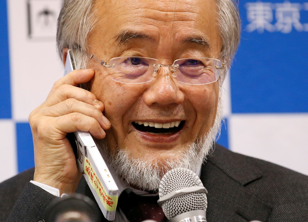 大隅氏が「栄誉教授」になったのは2014年（写真：ロイター/アフロ）