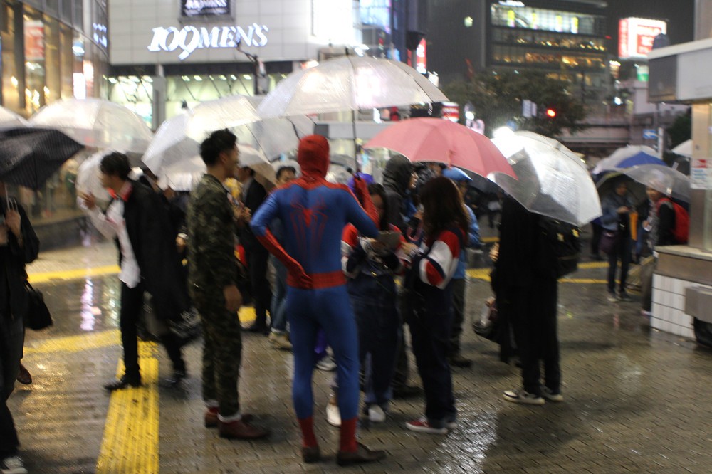 ごく少数ながら見かけたコスプレ集団