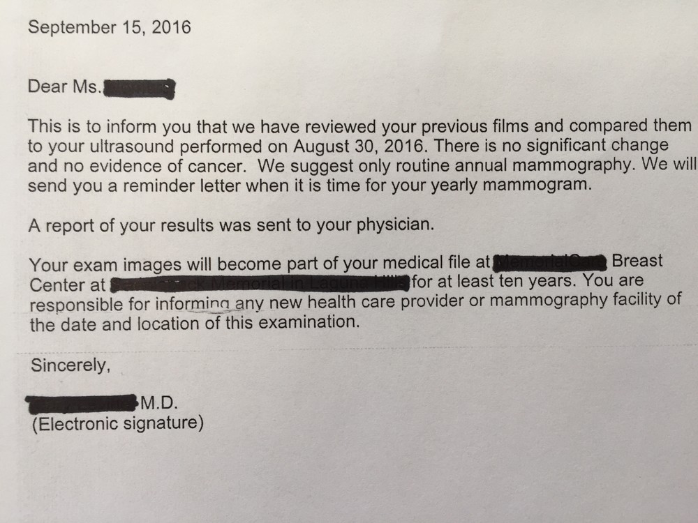 【女の相談室】米国乳がん検診体験記（最終回）　またも「再診」、主治医が告げた結果は