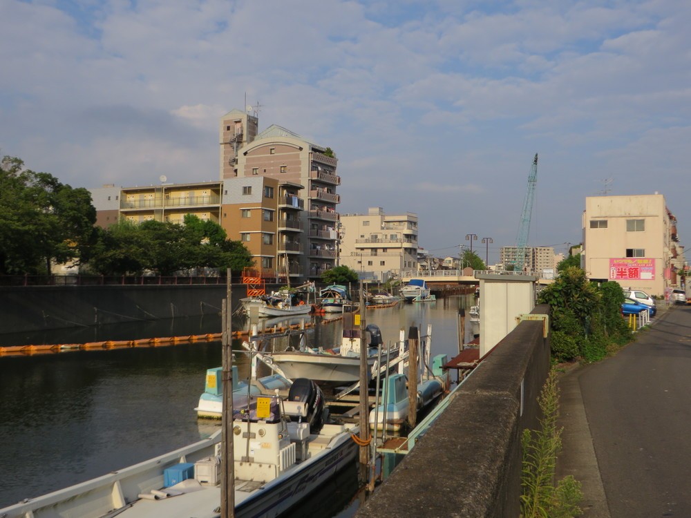 ロケ地に使われた呑川新橋（2016年9月2日、Jタウンネット編集部撮影）