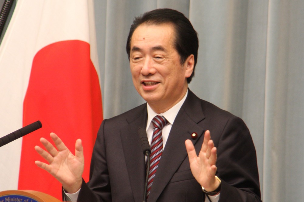 首相辞任前の菅直人氏（2011年6月撮影）