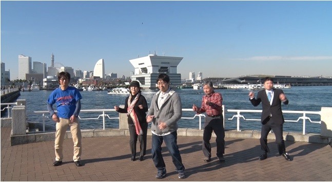 神奈川の会のメンバーの踊り（日本肺がん患者連絡会のウェブサイトより）