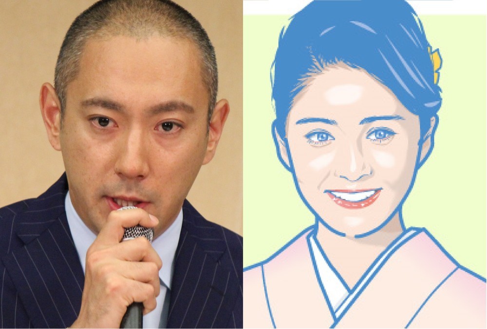 市川海老蔵さん（左）が、小林麻央さんとの大晦日デートの様子をブログで連続投稿した