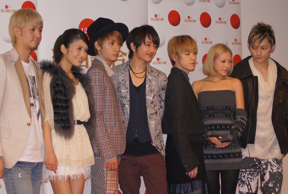 計7回紅白歌合戦に出場している「AAA」。右から2番目が伊藤千晃さん（写真は2011年の紅白歌合戦リハーサル時）