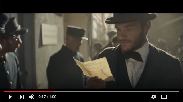 「バドワイザー」のCMの一場面