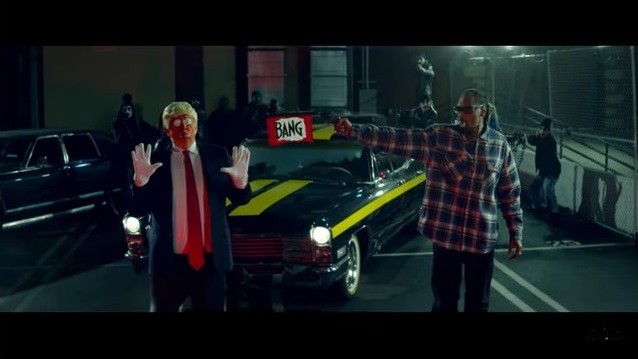 トランプ氏がブチ切れた　人気ラッパー「風刺映像」シーン