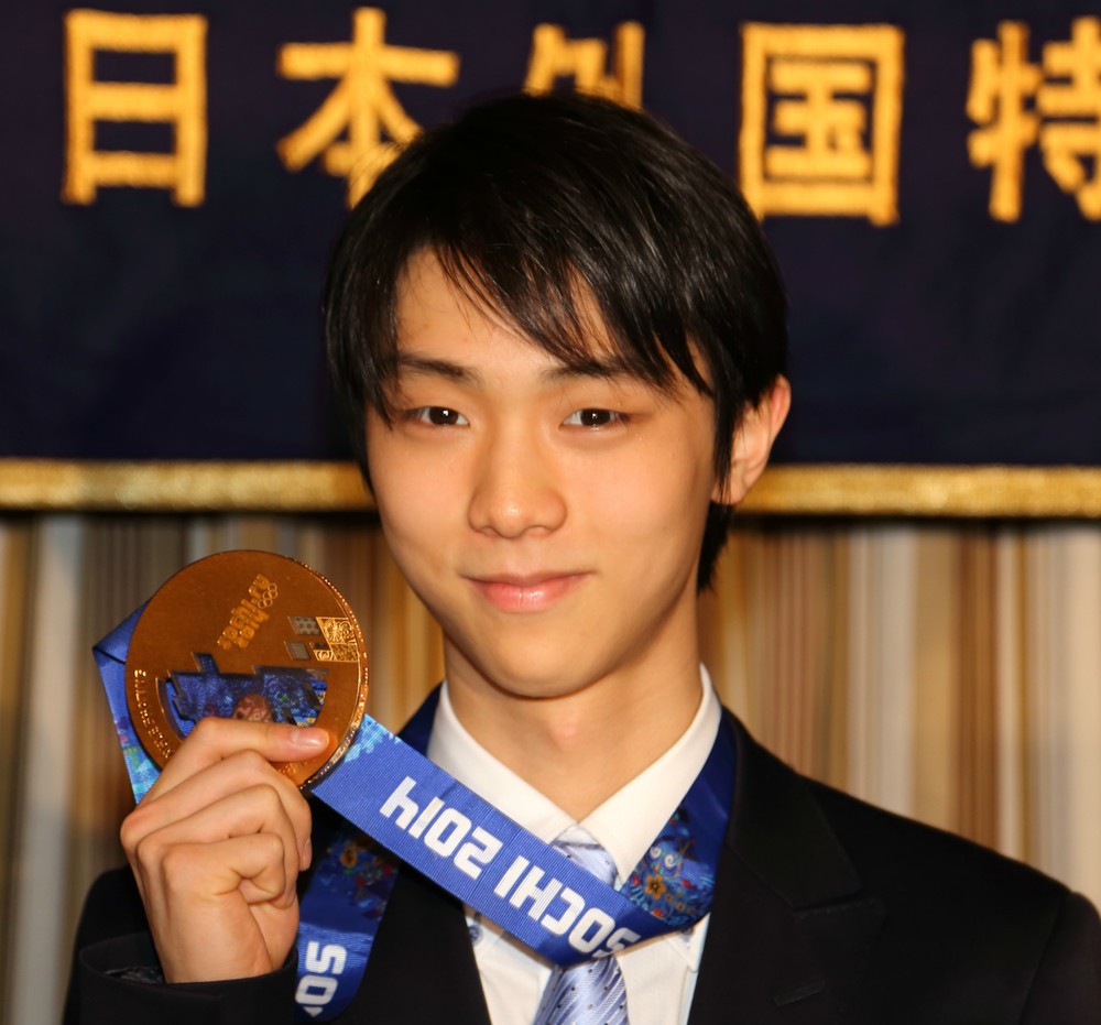 「congratulations Yuzuru！！！」　憧れの「皇帝」プルシェンコも祝福
