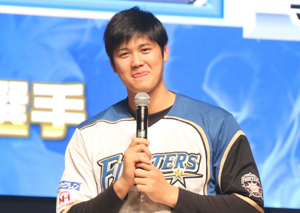 けがで離脱中の大谷翔平（2017年1月撮影）