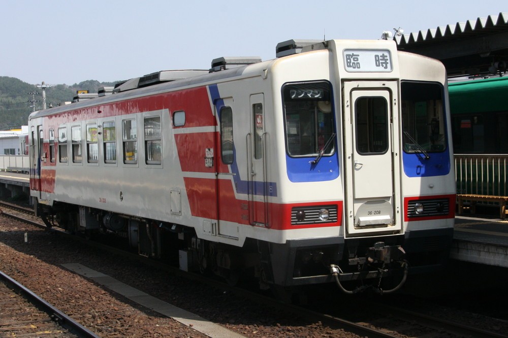 三陸鉄道は東日本大震災で甚大な被害を受けた（2010年5月撮影）