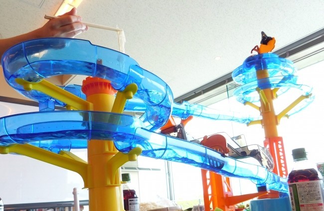 流しそうめんマシン巨大化　今度は「走麺距離」5メートル