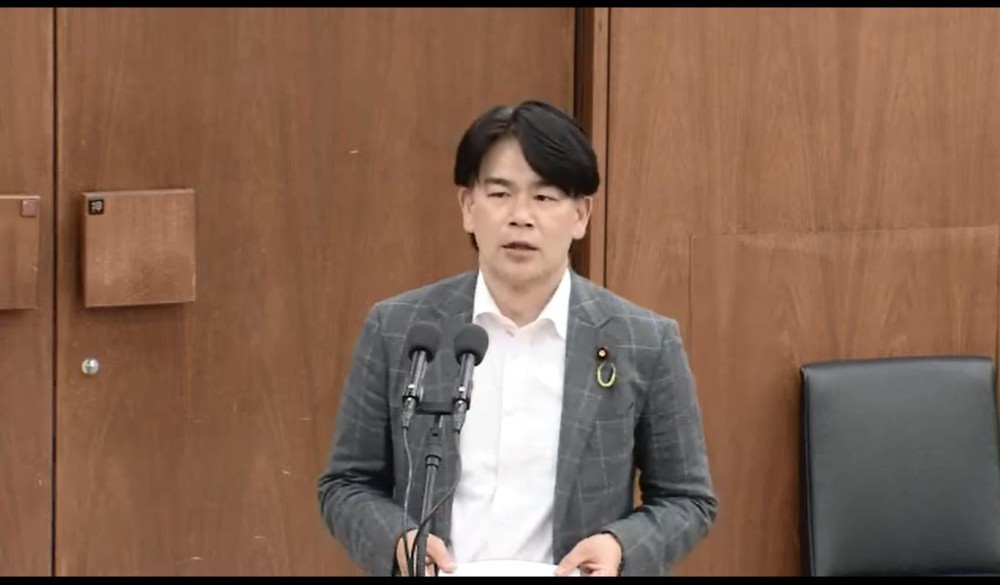 衆院厚生労働委員会で17年5月17日に質問に立った大西議員(写真は衆議院HPより)