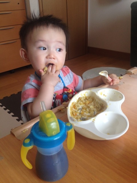 よくかむと頭が良くなるゾ