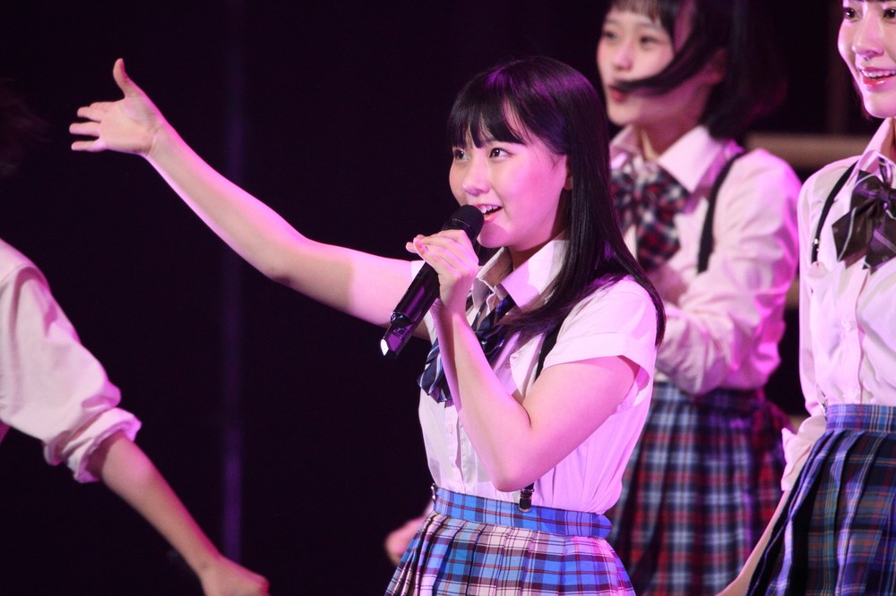 HKT48「なこみく」の田中美久さん（2017年4月撮影）
