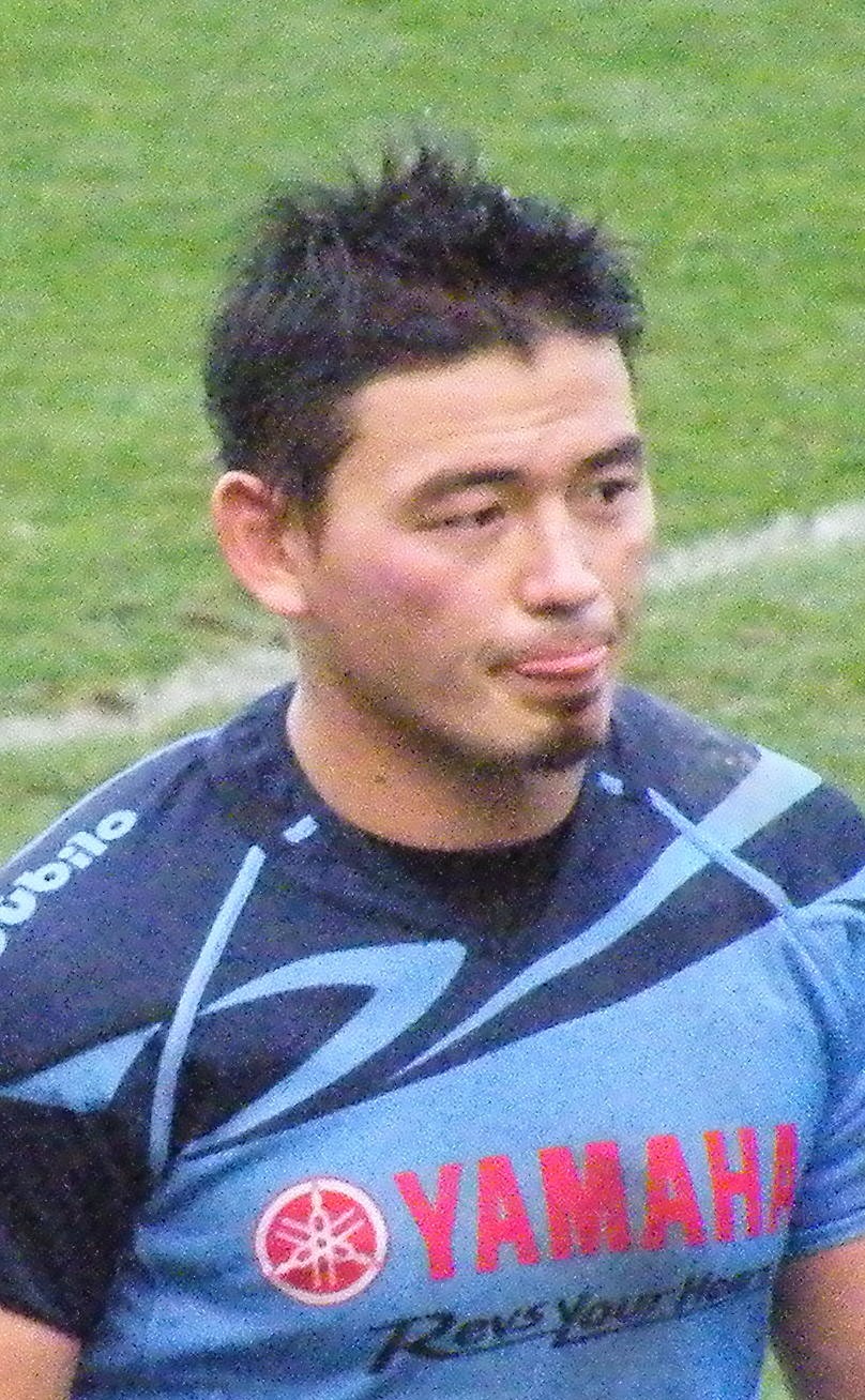 2014年の五郎丸選手（埊さん撮影、WikimediaCommonsより）
