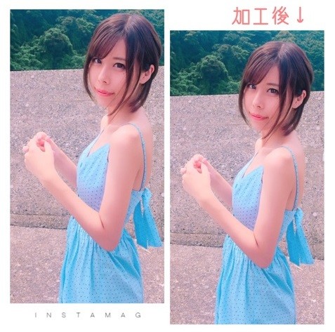 有村藍里、特技は「自撮り」 加工アリのすっぴんショットテク披露に大