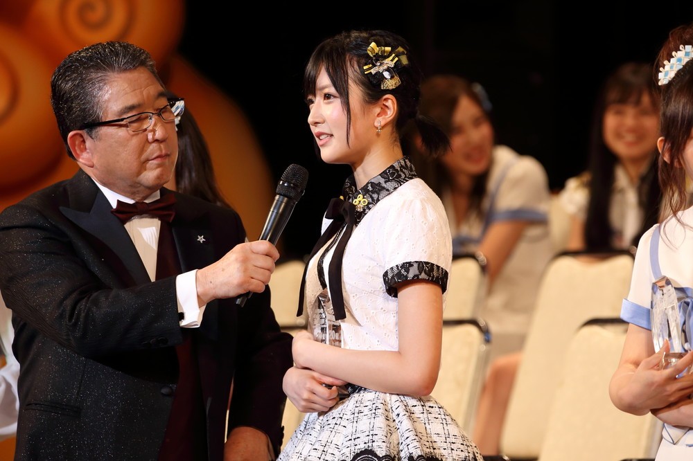 2017年6月の選抜総選挙で「結婚宣言」したNMB48の須藤凜々花さん
