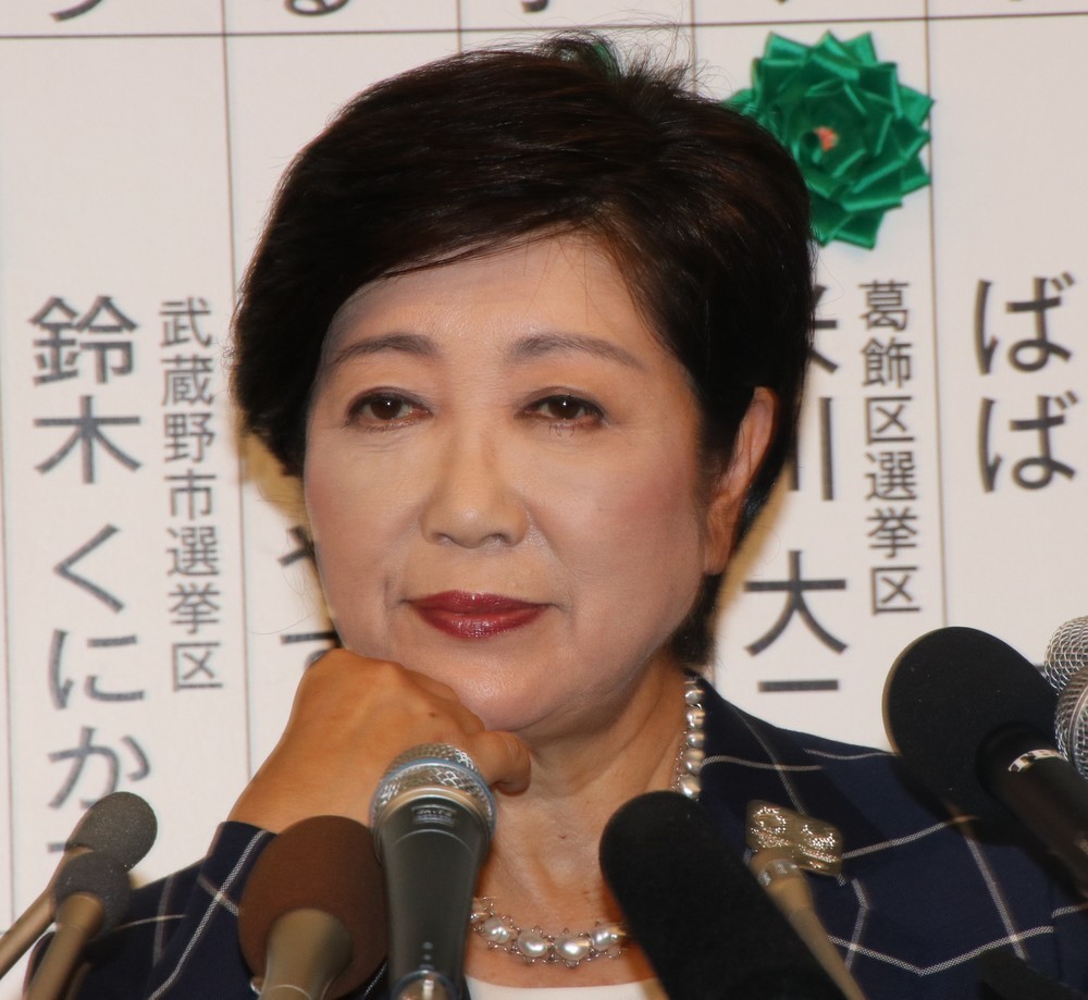 東京都の小池百合子知事（2017年7月撮影）