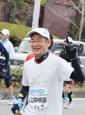 京都マラソン2017を完走した山中伸弥教授（写真提供・CiRA）
