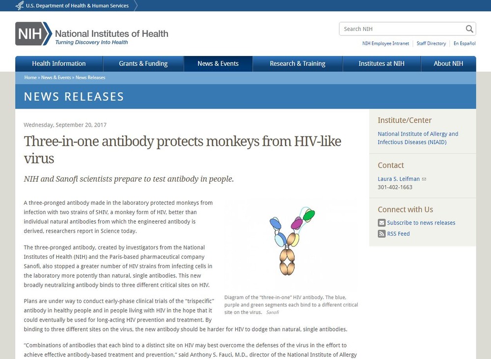 エイズ、ついに撲滅か　画期的な抗体の開発に成功