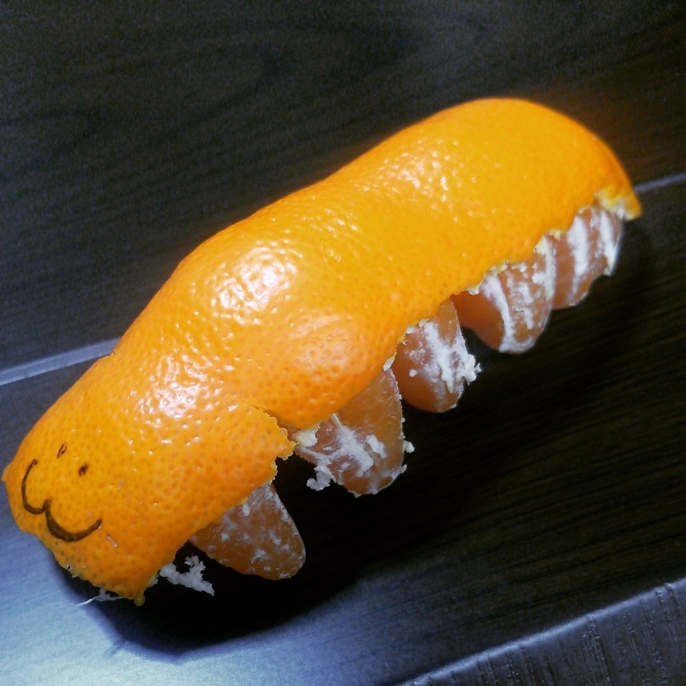 (´砂ω糖`)‏ （＠Sugarless84）さんの写真。見た目と裏腹に、食べやすいらしい。リツイート数は25日時点で3000回を超える