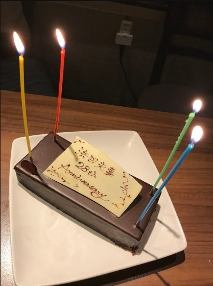 サプライズケーキも！（写真は小川菜摘さんのブログより）