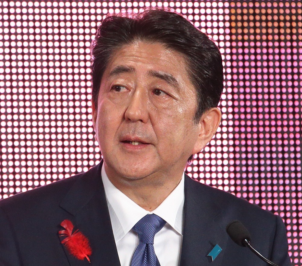 安倍晋三・自民党総裁（2017年10月7日撮影）