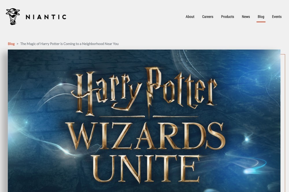 「Harry Potter : Wizards Unite（邦題未定）」（画像はNiantic公式サイトより）
