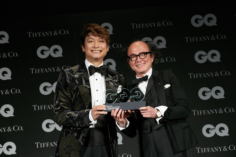 香取慎吾さんと「GQ Japan」の鈴木正文編集長