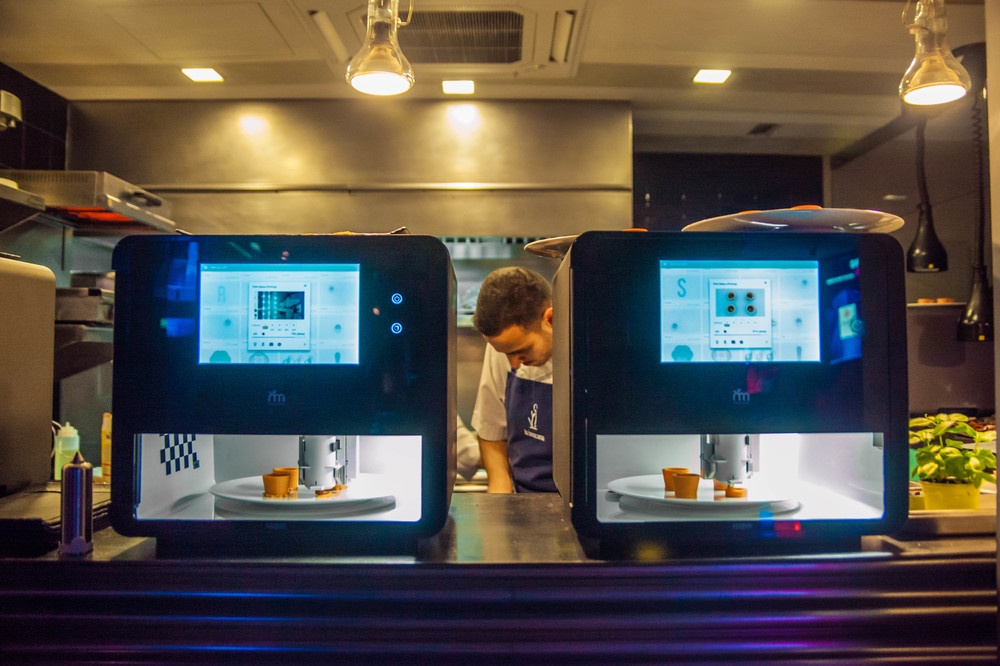 未来の台所は3Dプリンターで料理　ピザにお菓子、かわいいデザインも