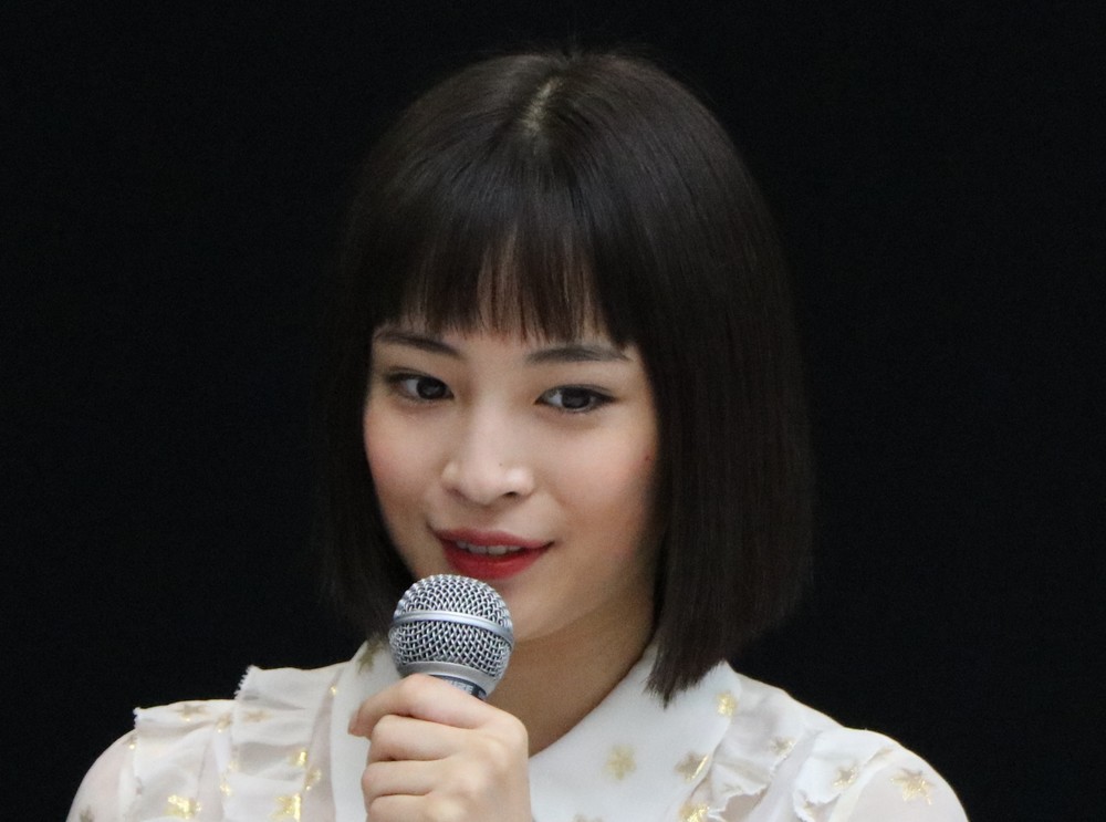 「似ている」と指摘された1人、広瀬すずさん（J-CASTニュース編集部撮影）
