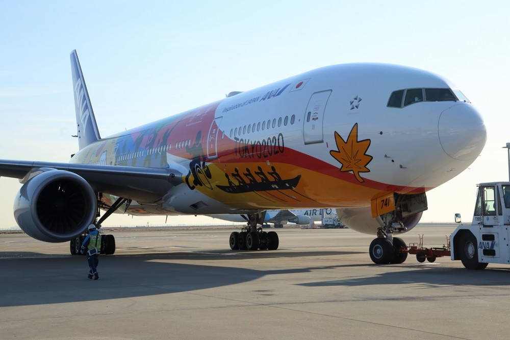 特別塗装機は2020年の大会終了まで運航される