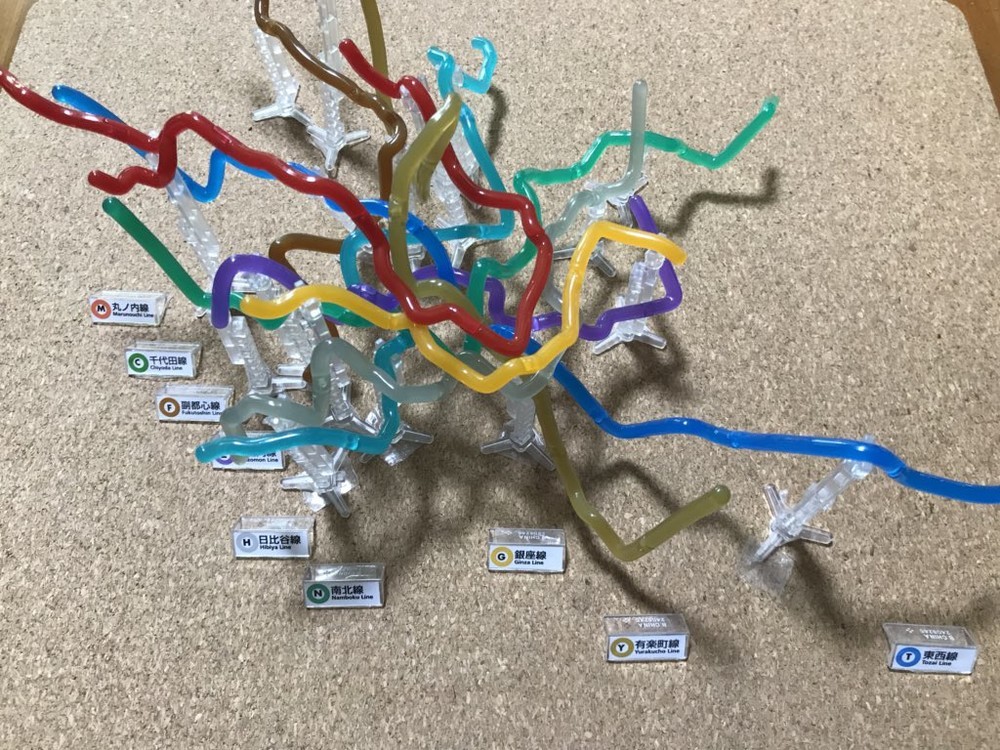東京の地下鉄「立体」模型が「脳神経みたい」　完成させたツワモノに話を聞いた