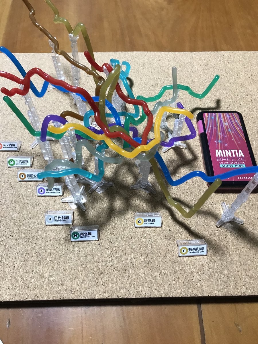 サイズ比較のため、菓子のケースを置いたもの（写真提供：舞人（＠maito316）さん）